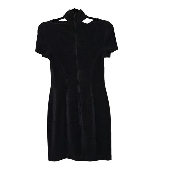 Vintage Tadashi Black Cutout Bodycon Dress - Picture 5 of 8